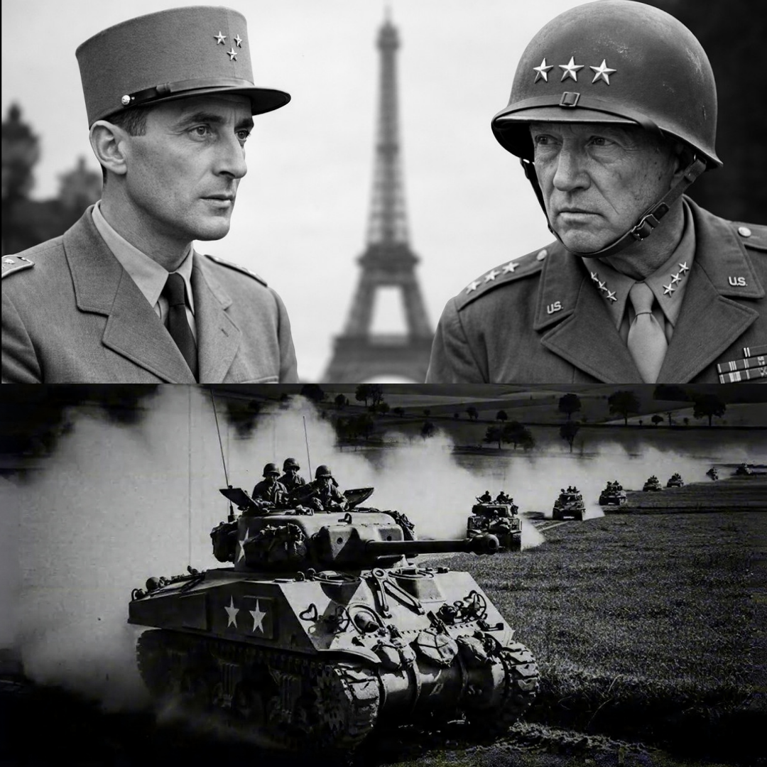 Patton’s Furious Words to the French General Who Blocked Americans from Entering Paris!