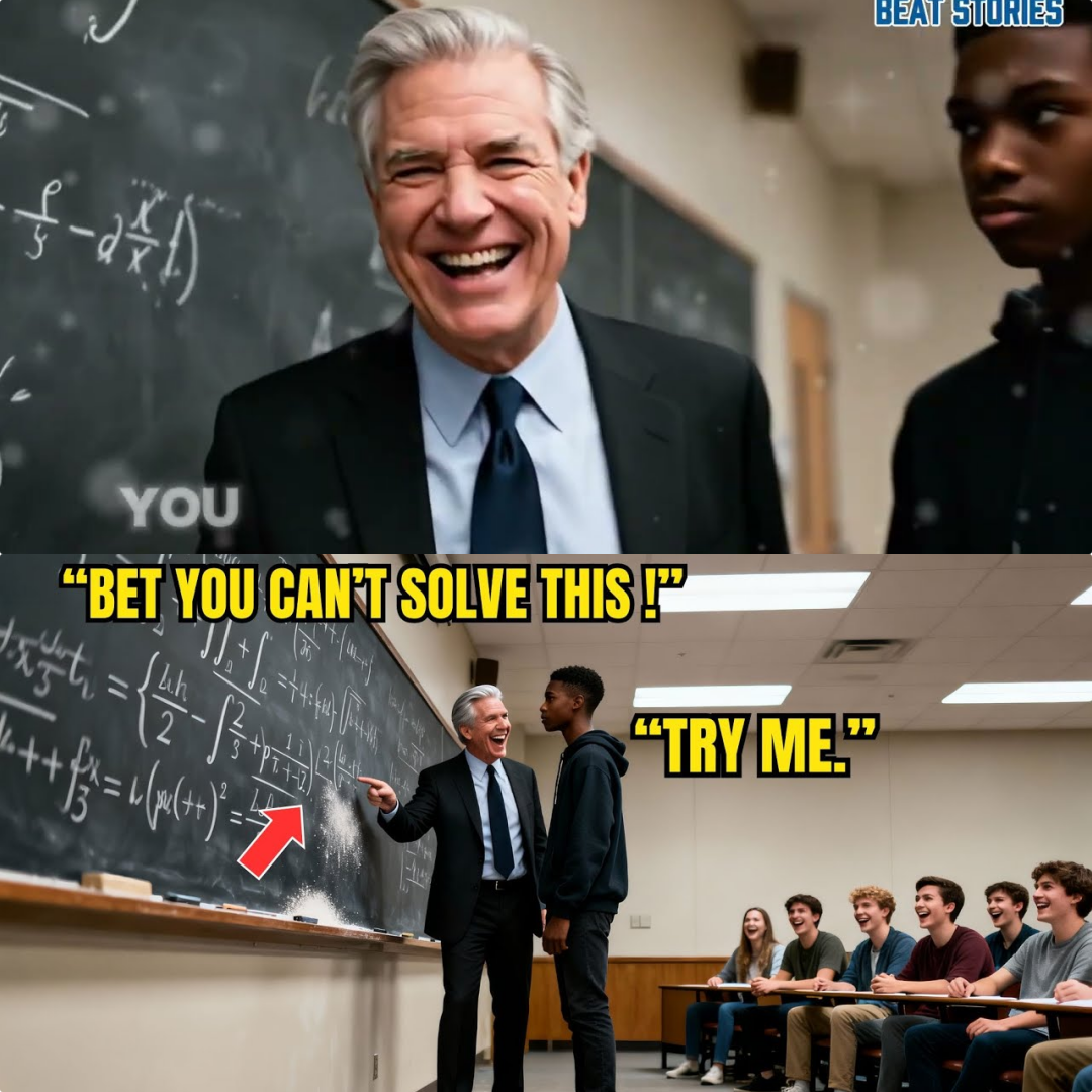 Prof Doesn’t Know Black Student Is Math Prodigy — Sets ‘Impossible’ Equation to Mock Him, Regrets It