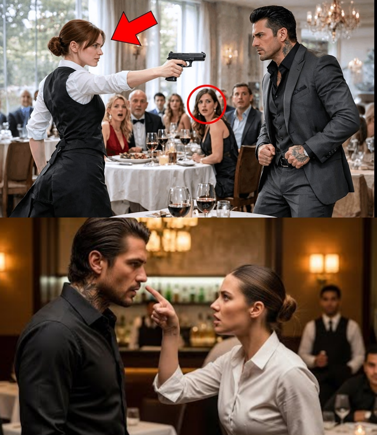 “SHOUT AT ME AGAIN AND YOU’RE DONE,” A POOR WAITRESS WARNED THE MAFIA BOSS—HIS RESPONSE SHOCKED ALL