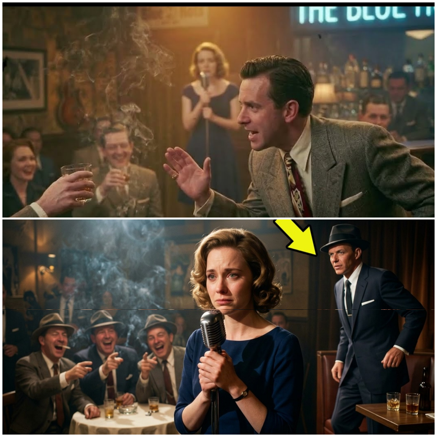 A young woman was LAUGHED off a bar stage — Sinatra stood up and her life was never the same