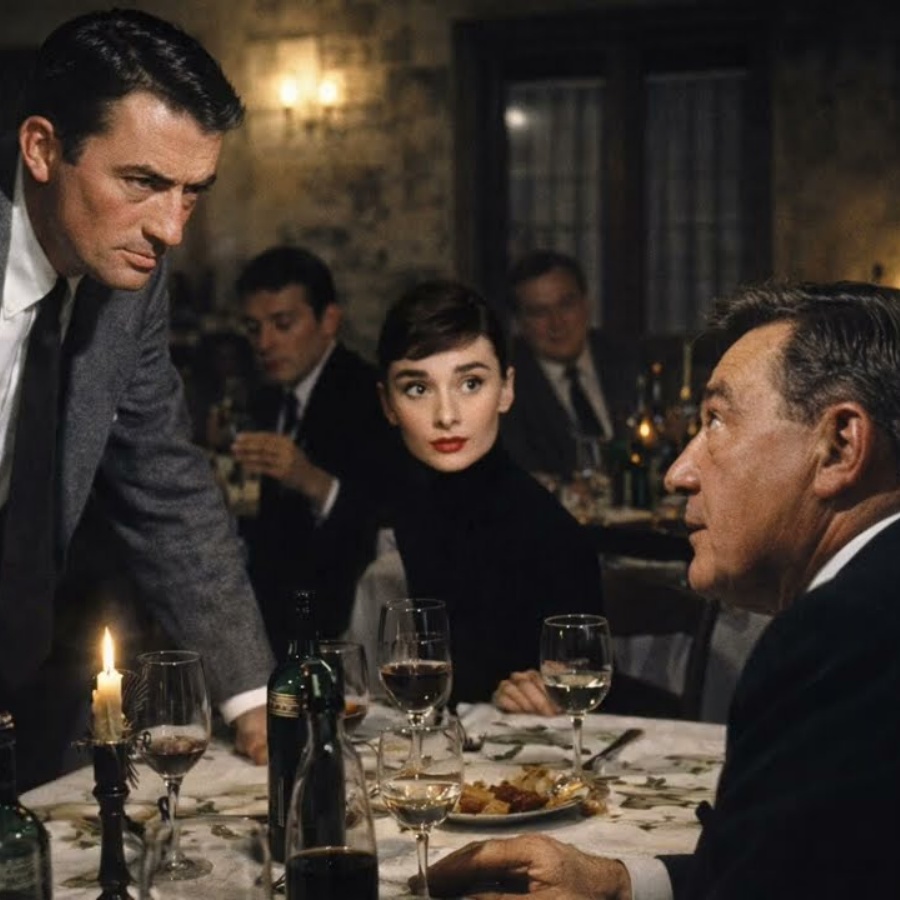 Gregory Peck’s Bold Move When Audrey Hepburn Was Doubted At Dinner