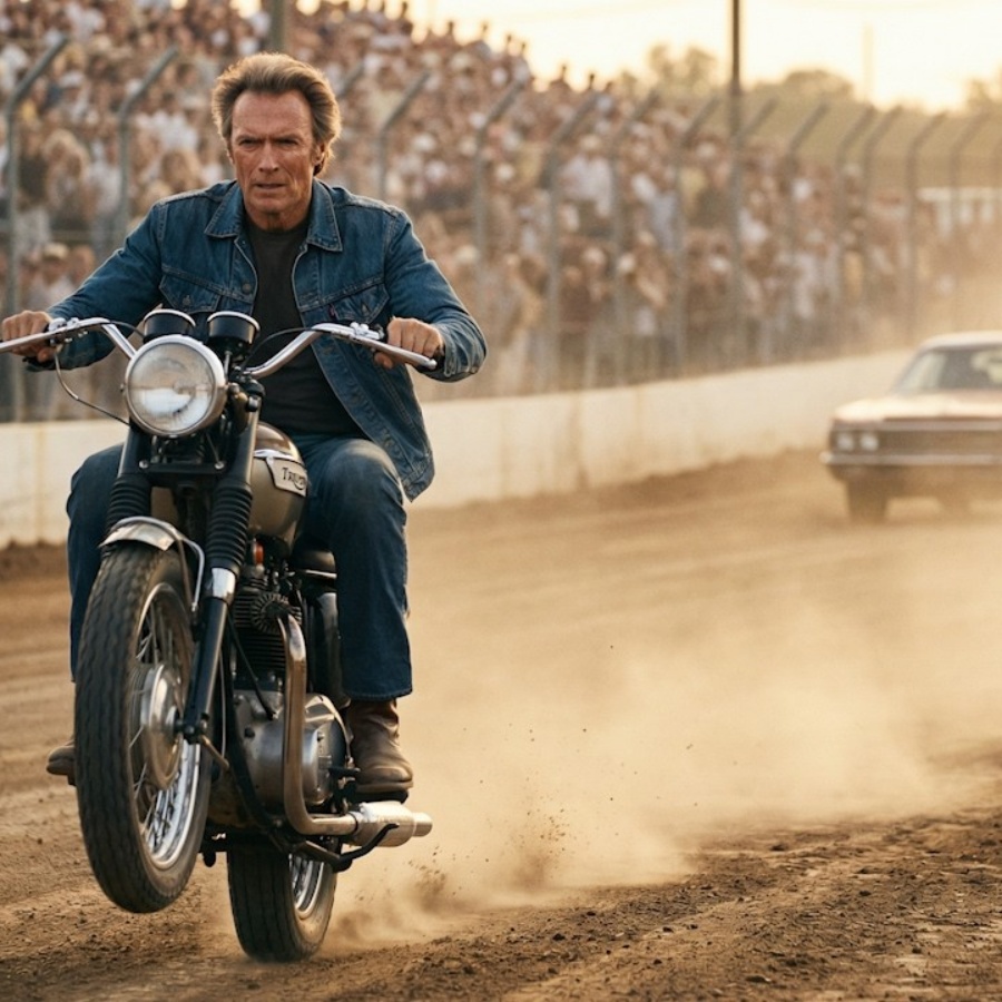 Steve McQueen Challenged Clint Eastwood To a Motorcycle Race – What Happened Next Shocked EVERYONE