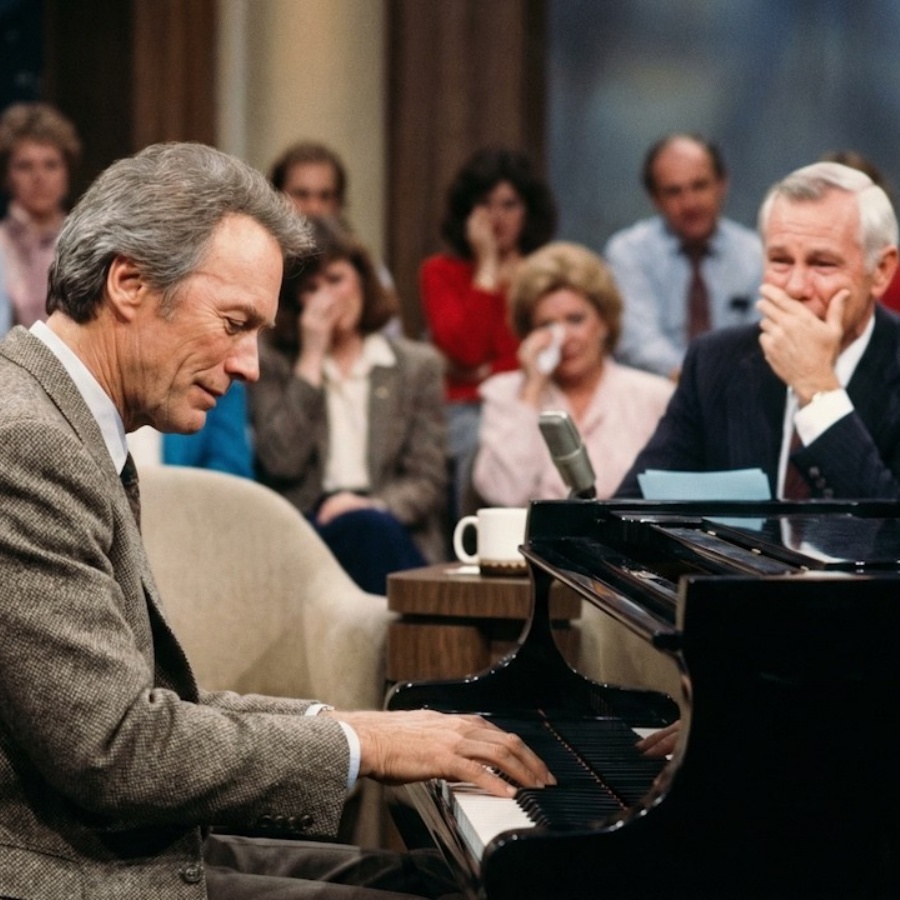 Johnny Carson asked Clint Eastwood To Play Piano as A Joke – Moments Later Everyone Was In TEARS!
