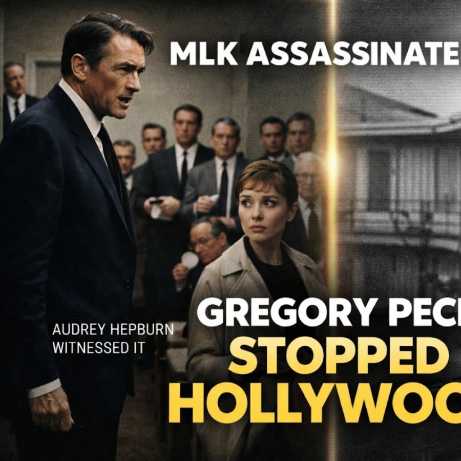 The Night MLK Died, AUDREY HEPBURN Walked Into Gregory Peck’s Building—What She Witnessed