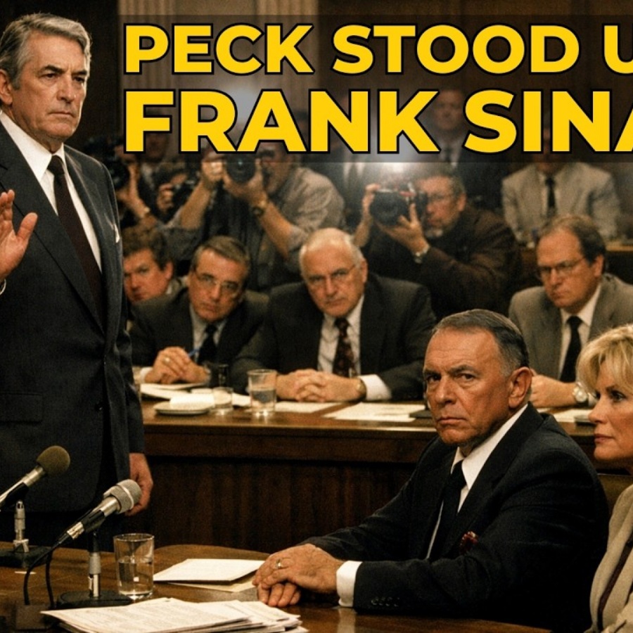 Gregory Peck Walked Into a Mob Investigation to Defend Frank Sinatra — What He Said…