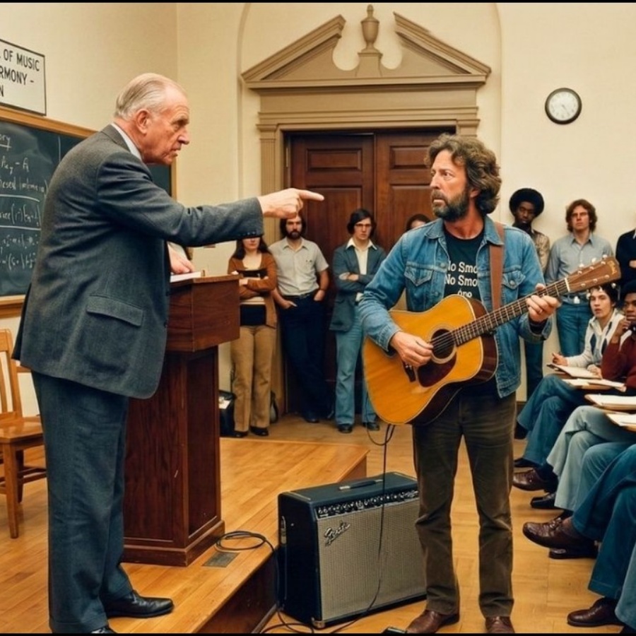 Yale Professor: “You’re Wasting Everyone’s Time!” — Had No Clue He Was Talking to CLAPTON