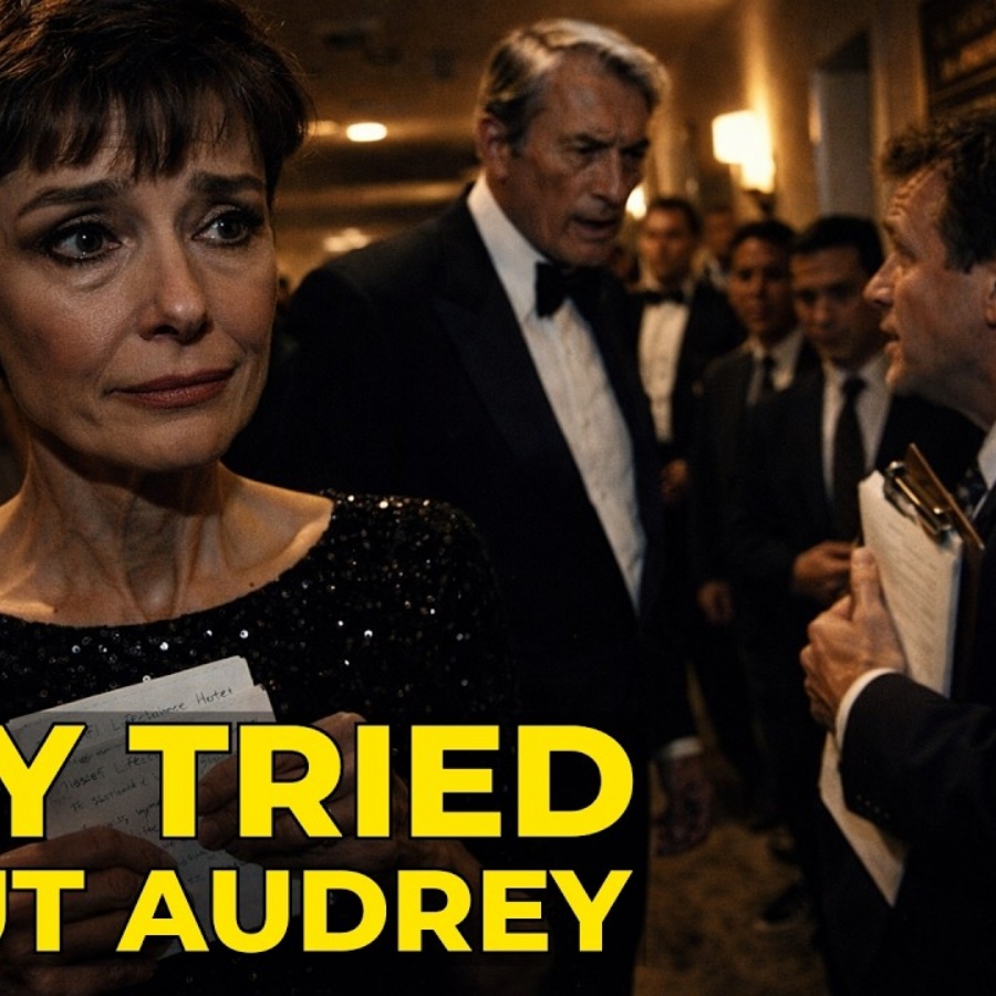 AUDREY HEPBURN’s Tribute Was Being ERASED—Gregory Peck Walked Out and Said Three Words That CHANGED