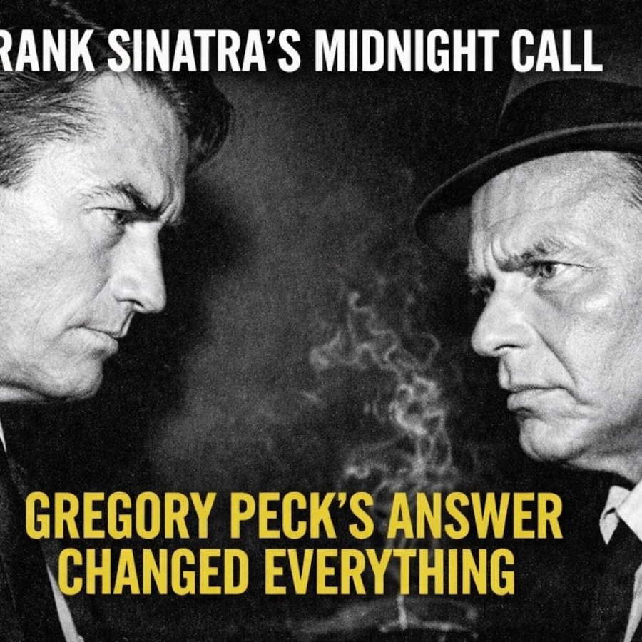 Gregory Peck Got the Midnight Call From Frank Sinatra—Two men at midnight…
