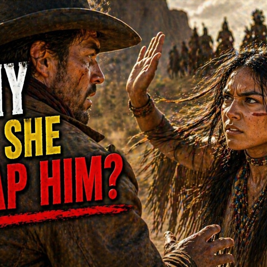 The Cowboy Touched Her Without Permission — The Native Girl Slapped Him in Silence