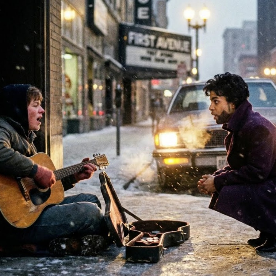 14 Year Old Sang Prince’s Song on Frozen Street — What Prince Did Next Changed EVERYTHING