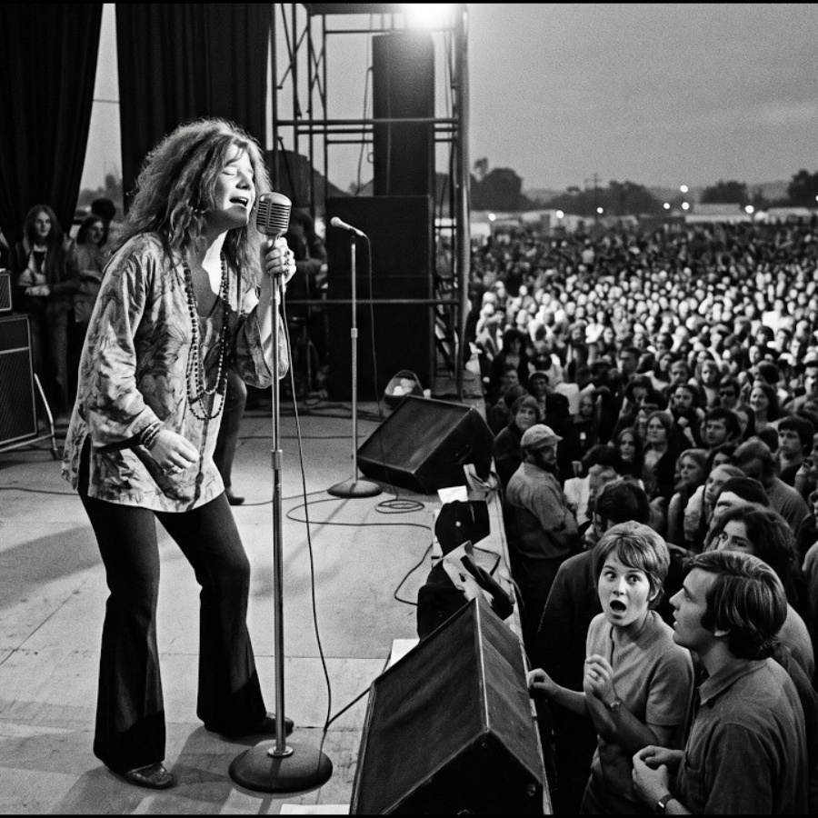 Mama Cass Was Sitting In The Audience When Janis Joplin Started Singing.