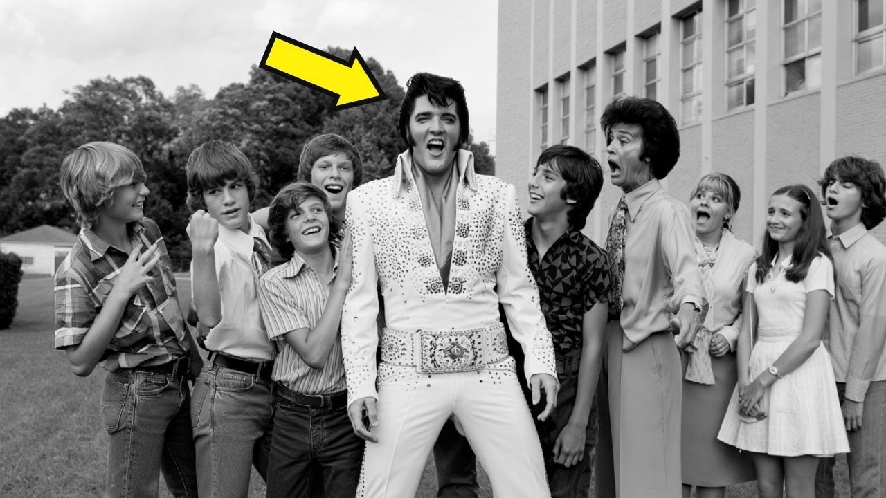 Elvis BROKE every rule when he visited Lisa Marie’s school — teachers still talk about it