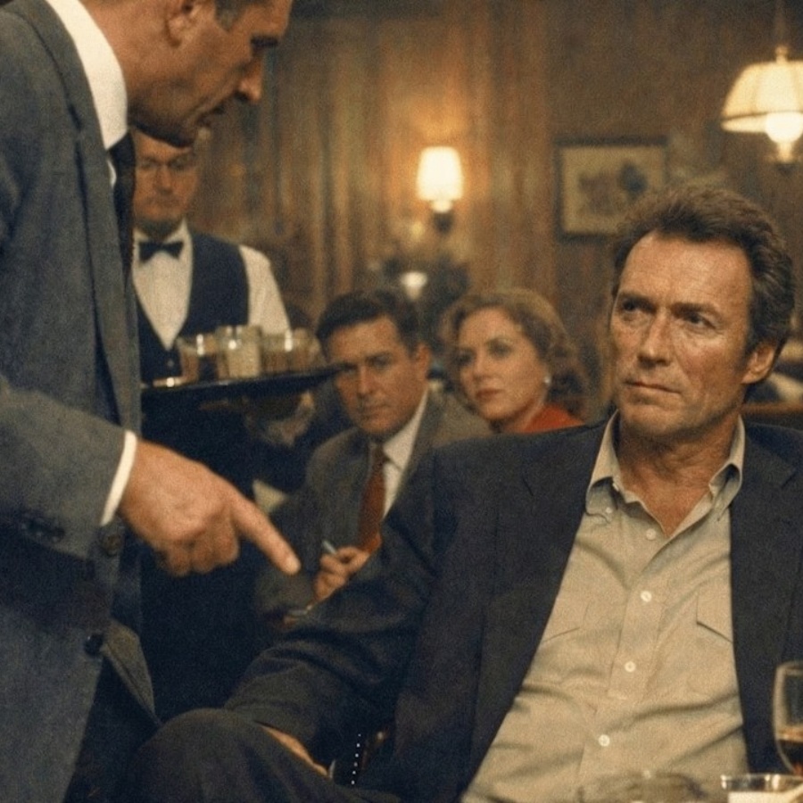 Clint Eastwood Was Told To Give Up His Table – What He Did Next Left The Room SILENT