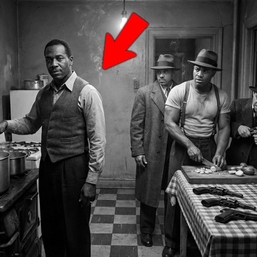 1944: Three Hitmen WAITED Inside Bumpy Johnson’s Home — He Made Them Cook Dinner Before He Decide