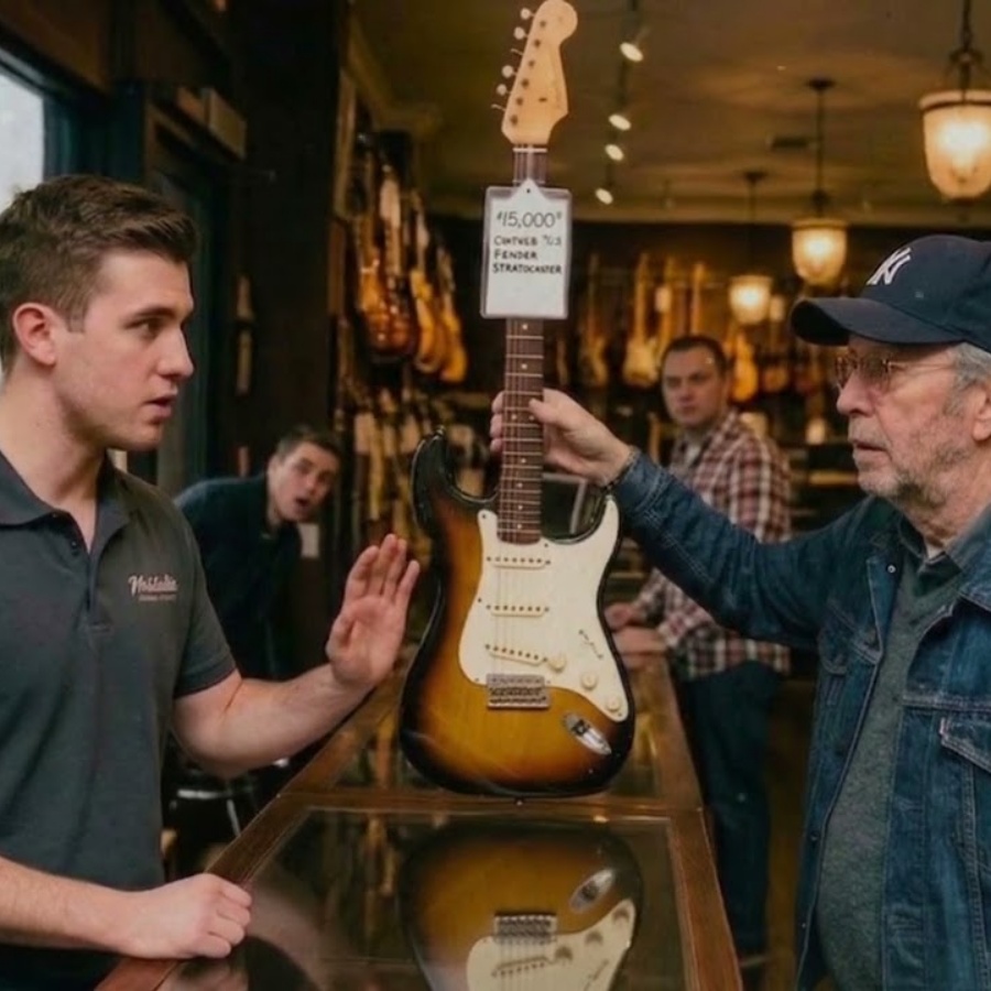 Young Clerk BLOCKED Eric Clapton From Guitar — 30 Seconds Later Realized His HUGE Mistake