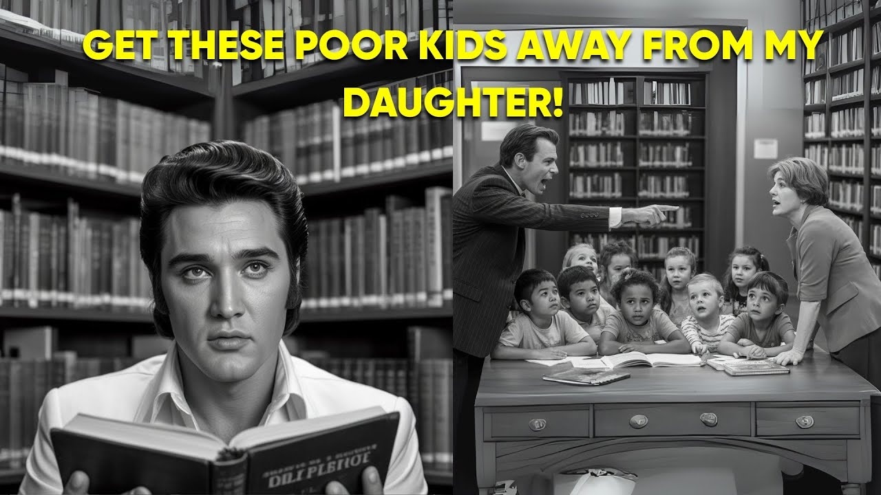 Rich father SCREAMED at librarian helping poor kids — Elvis’s response SHOCKED everyone