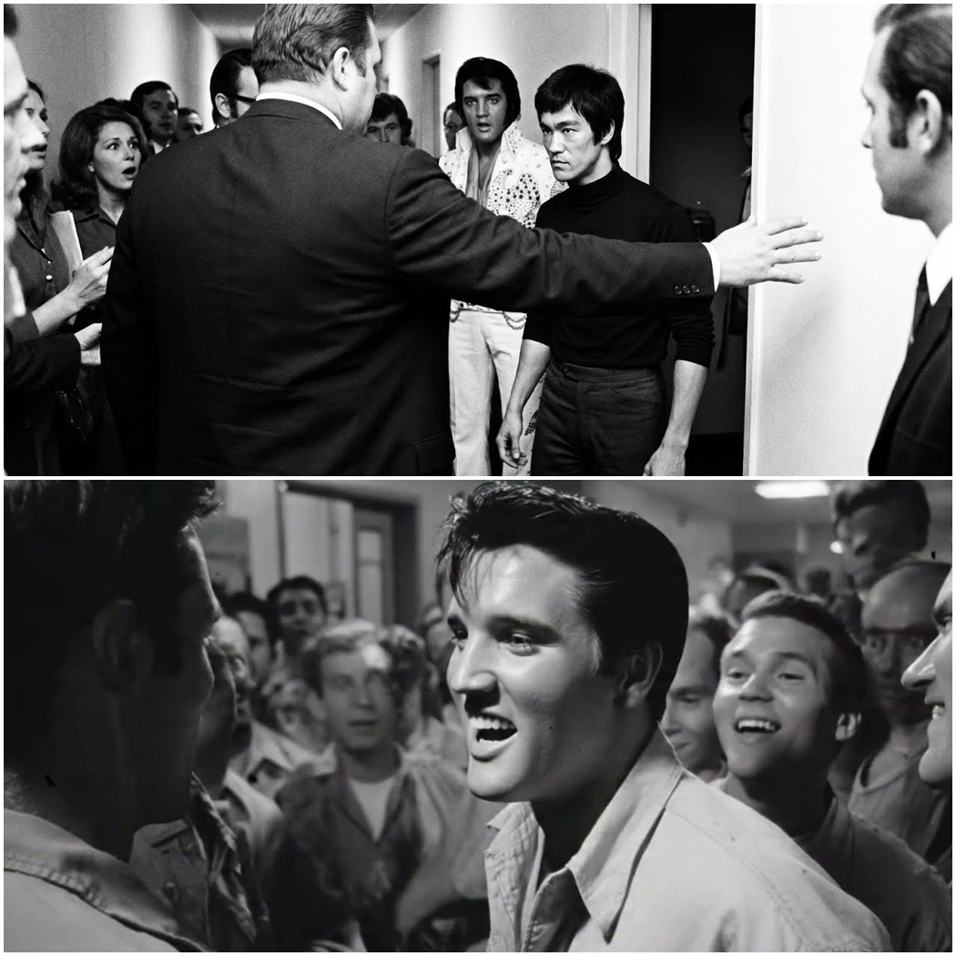 Elvis Presley’s 320lb Bodyguard Blocked Bruce Lee Backstage — Elvis Watched Next D
