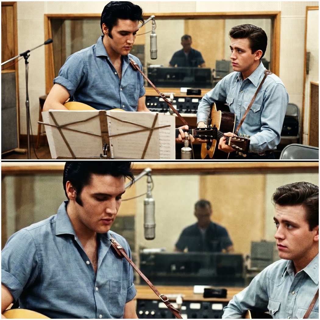 Elvis Presley Was in the Waiting Room When the Session Guitarist Canceld—Wht He Dd LEFT All in TEARS