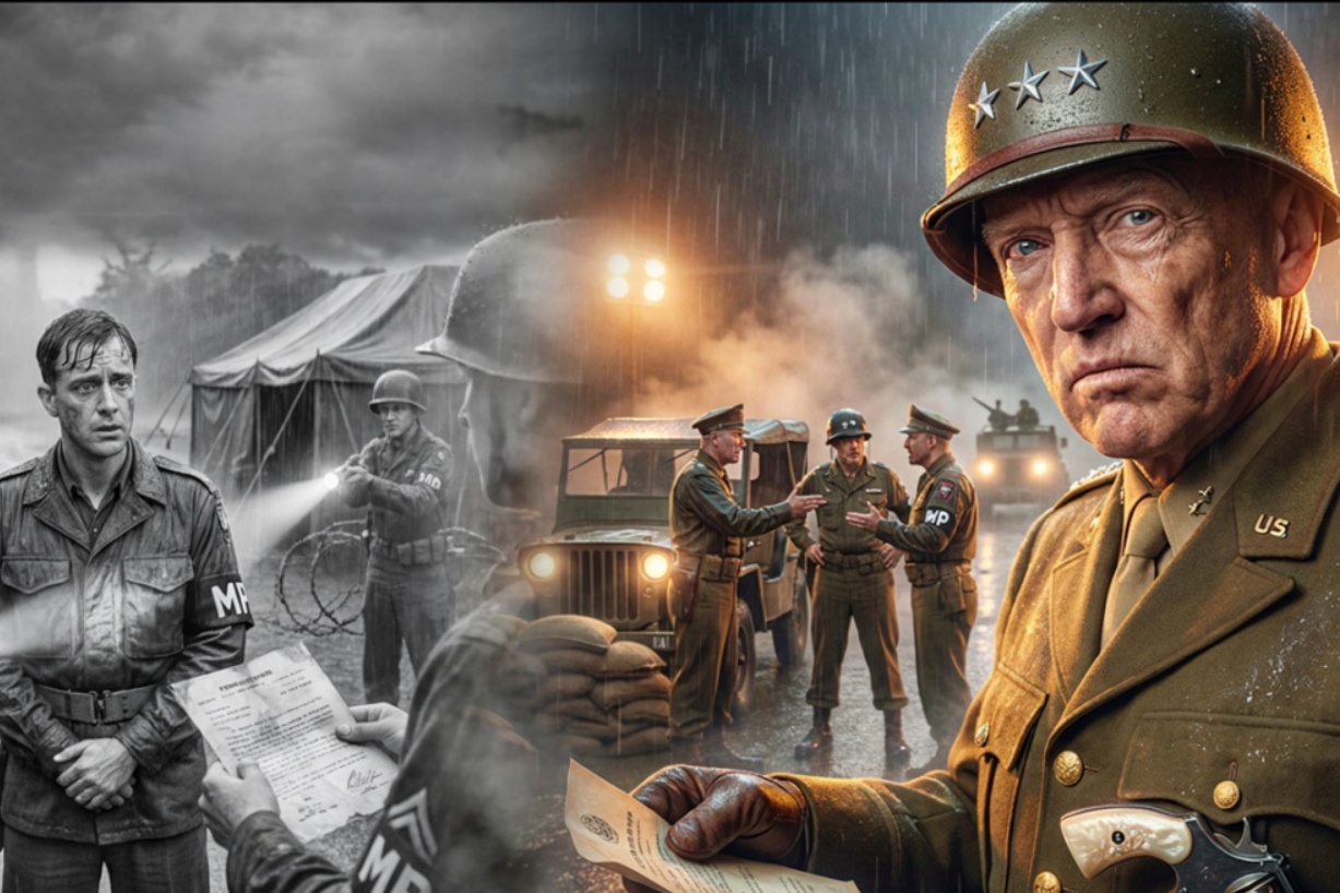The Military Policeman Was Fake… Patton Realized It Immediately