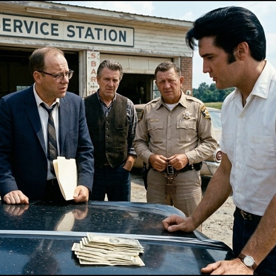 Elvis Presley Watched A Bank Padlock A Gas Station On Highway 51 — Then He Paid Cash D