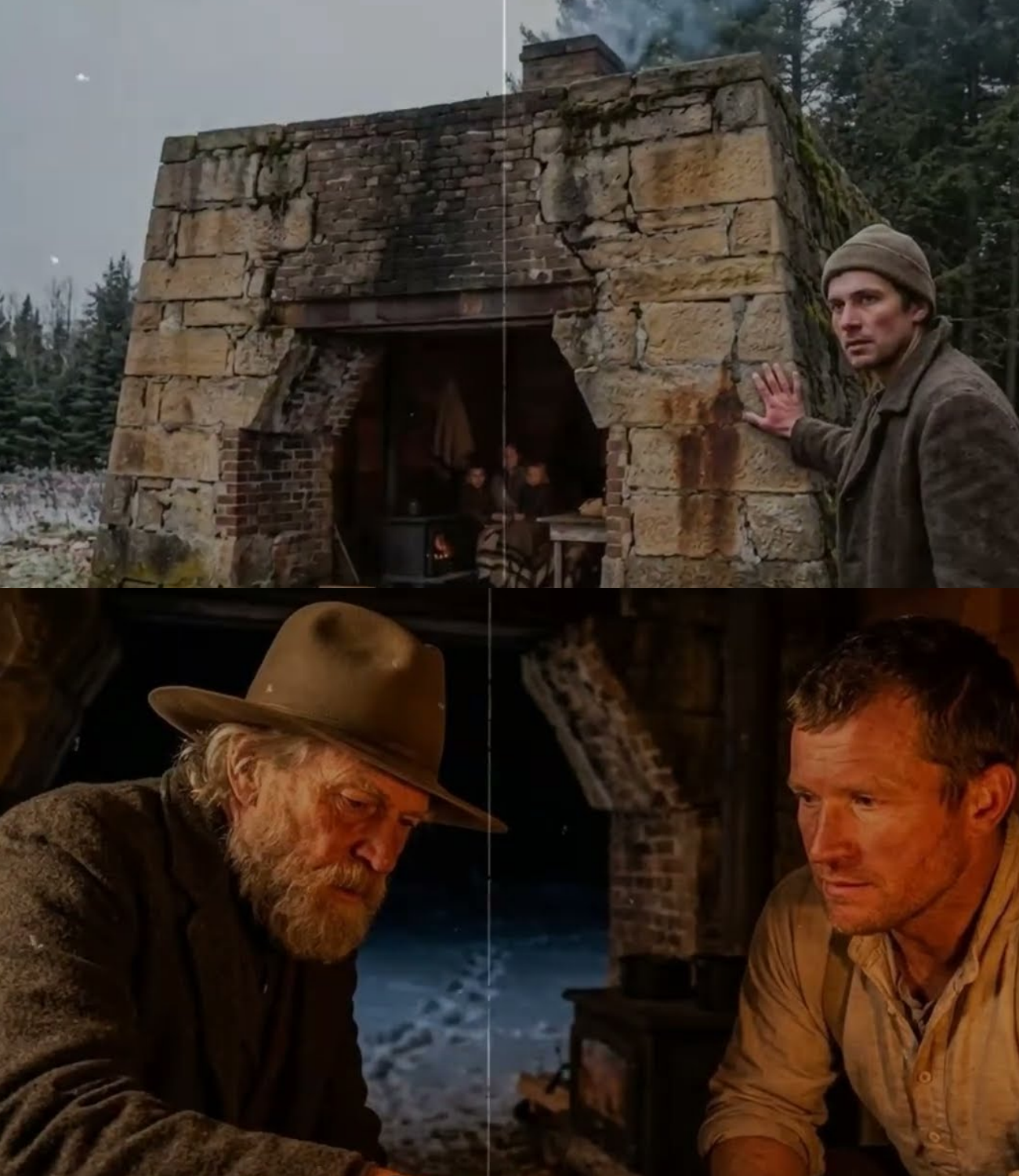 He Settled His Family Inside an Abandoned Iron Furnace — Held Heat Through 6 Months of Snow