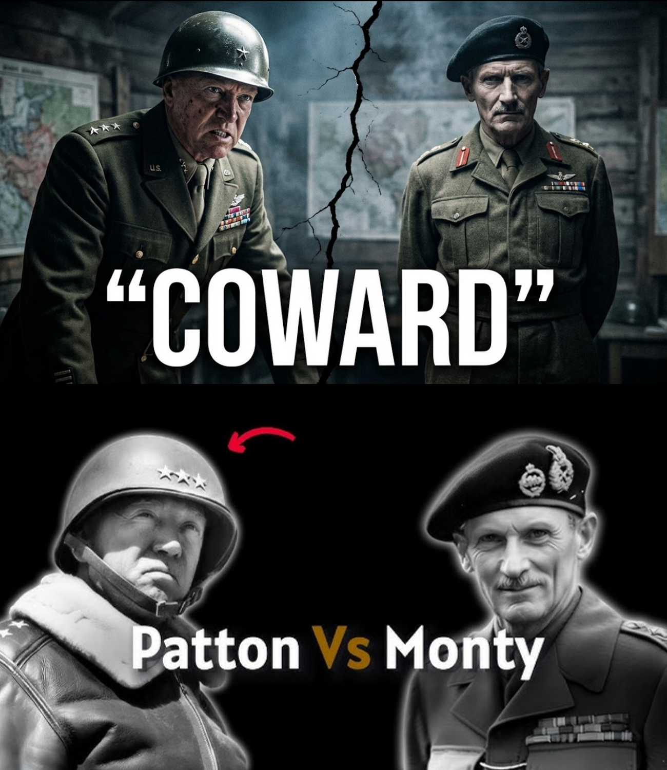 THE DAY PATTON CALLED MONTY A COWARD: To His Face (Behind Closed Doors)