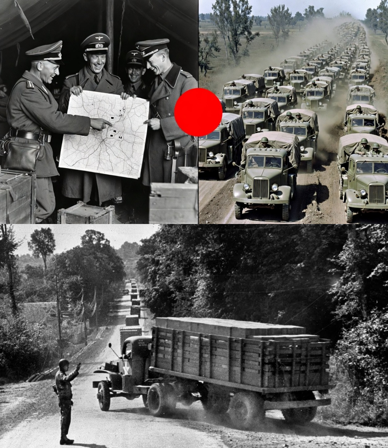 Germans Laughed at Patton’s Advance—Then 6,000 Trucks Ran 24/7 & Proved Them Wrong!
