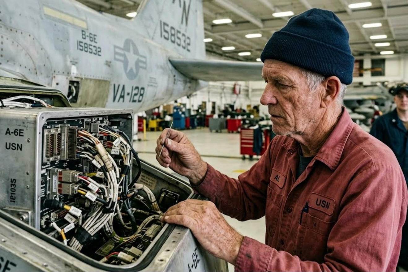 “Step Back From the Aircraft, Sir” — Old Navy Tech Found in 8 Min