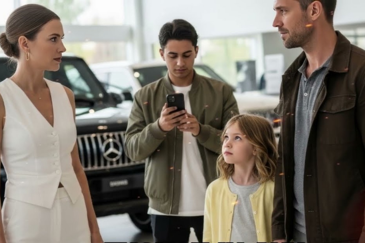 The Luxury Dealer Threw the Single Dad Out — Until the CEO Saw What He Was Driving