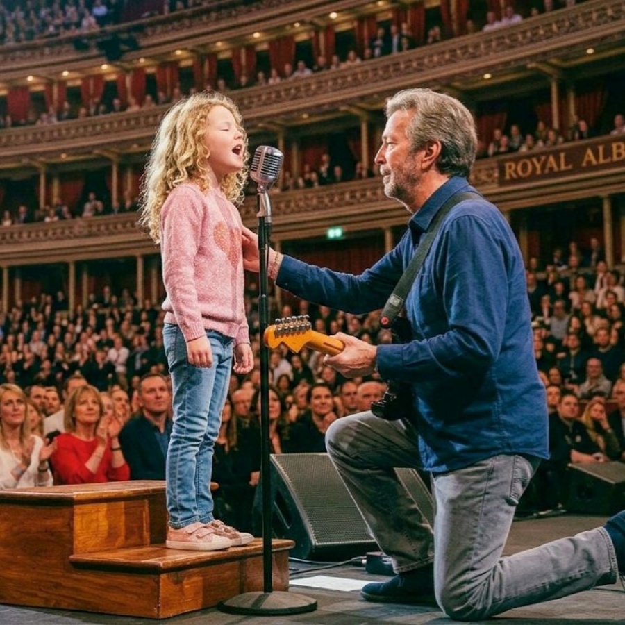 6-Year-Old Girl Sang Clapton’s Song With Eyes Closed — What He Did Next Left 12,000 in TEARS