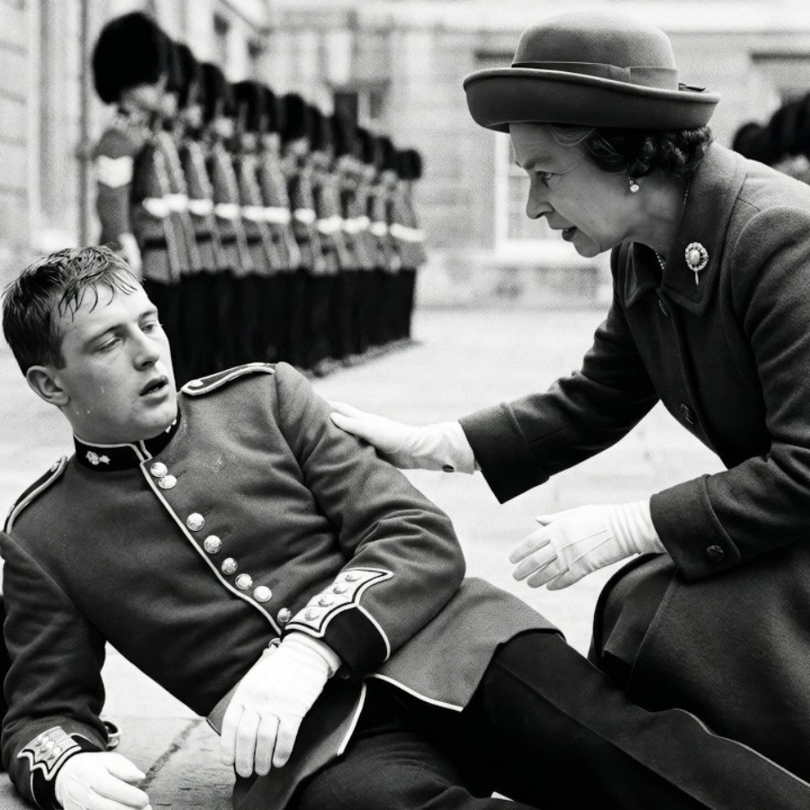 Soldier Collapsed In Front of Queen Elizabeth — What She Did Next Broke 800 Years of Royal Protocol