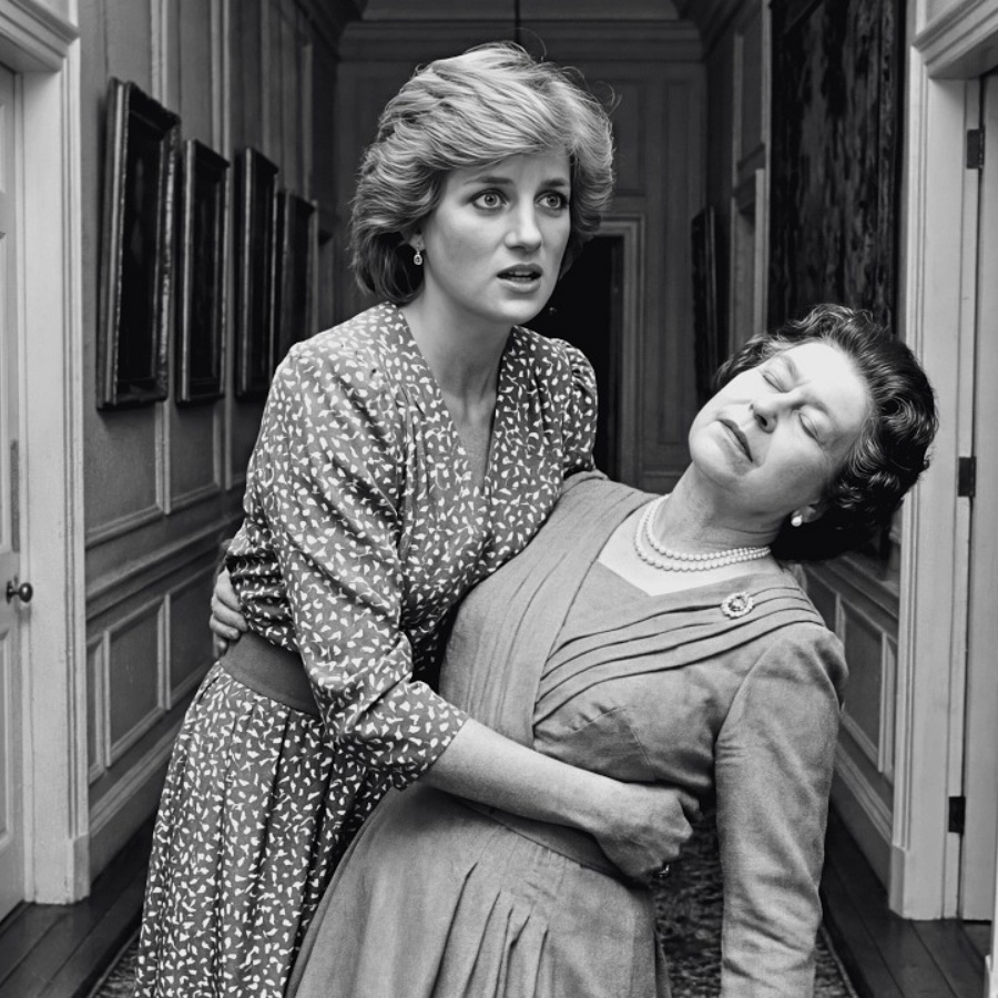Queen Elizabeth Fainted in Palace Corridor – Princess Diana Caught Her and This Happened