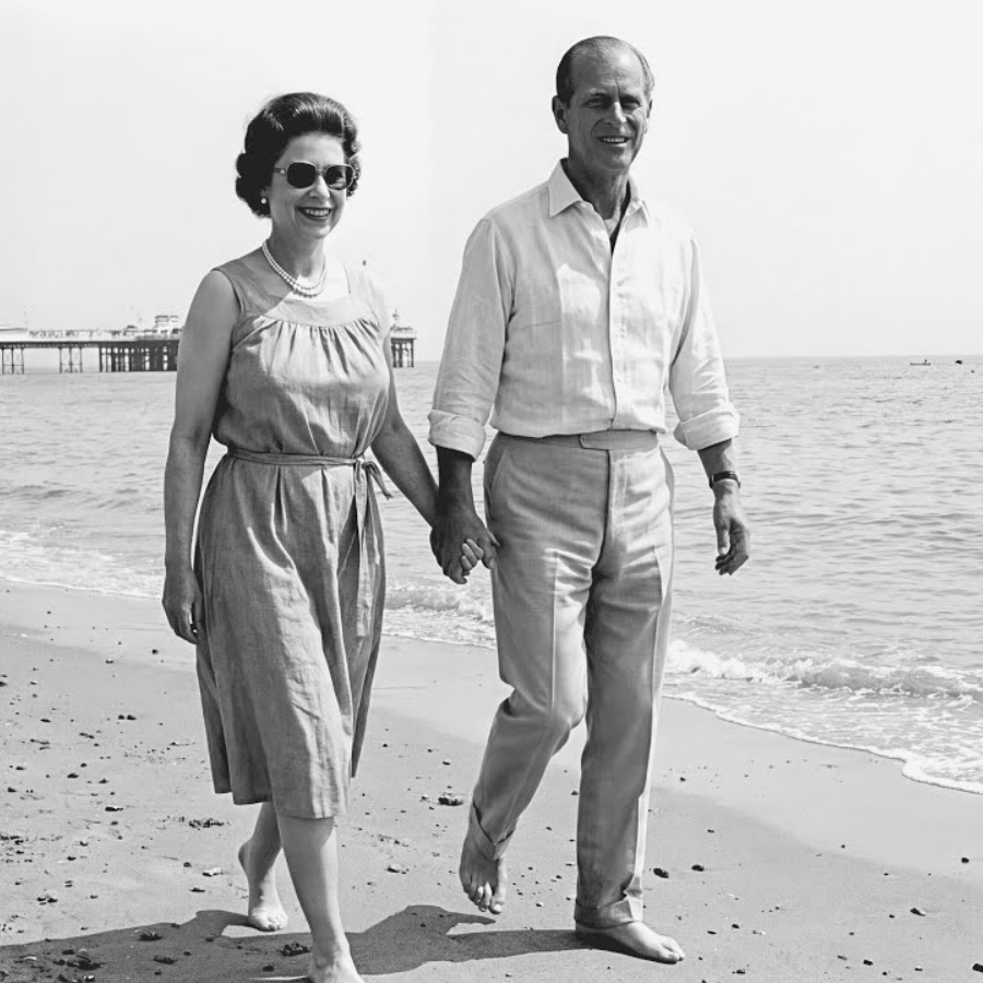 Queen Elizabeth & Philip BROKE Every Rule for One Day in Brighton – Here’s What Happened