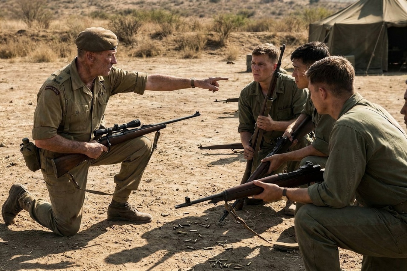 “Your Snipers Are Wasting Ammunition” — The British Officer Who Rewrote US Corps In One Afternoon