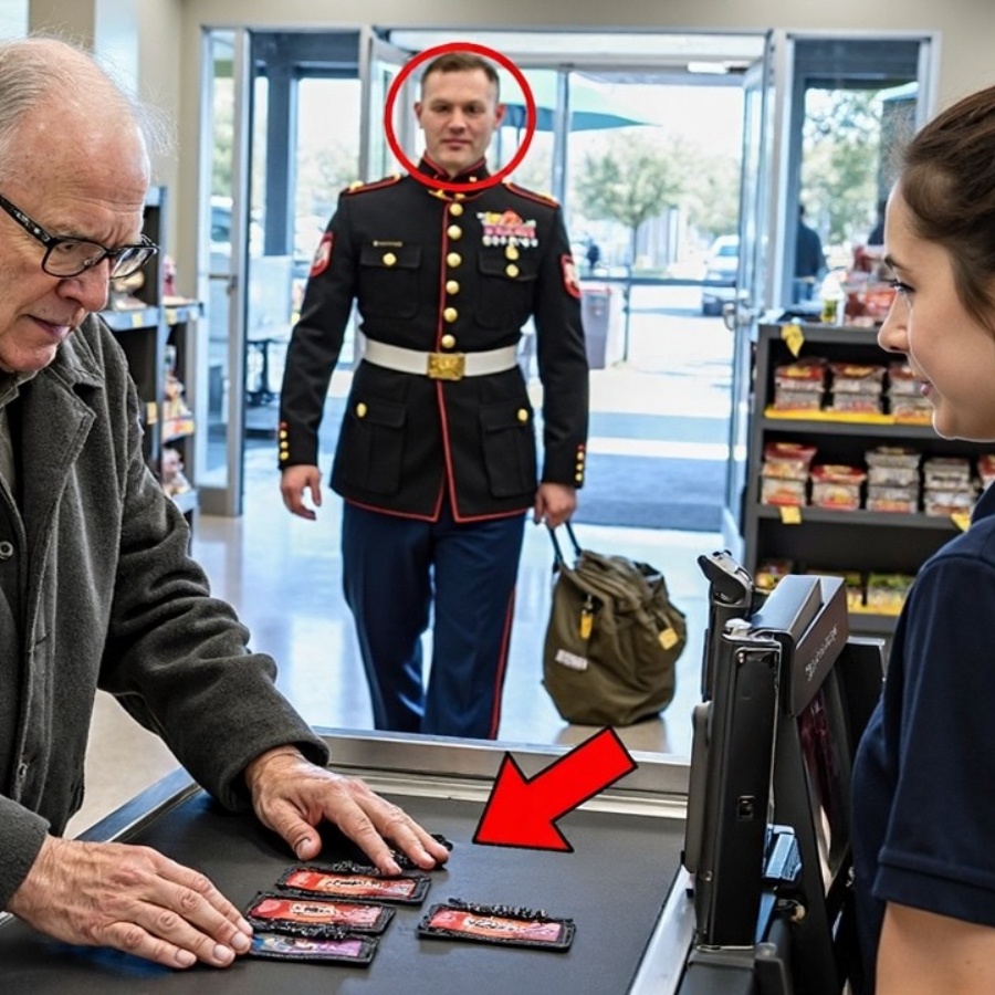 90-Year-Old Navy SEAL Was Trading His Medals for Groceries — A Marine and His K9 Stepped In