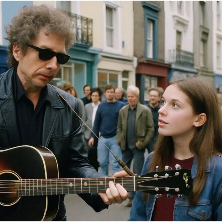 16-Year-Old Girl Tries To Sell Her Father’s Gibson For £150, Then Bob Dylan Showed Up