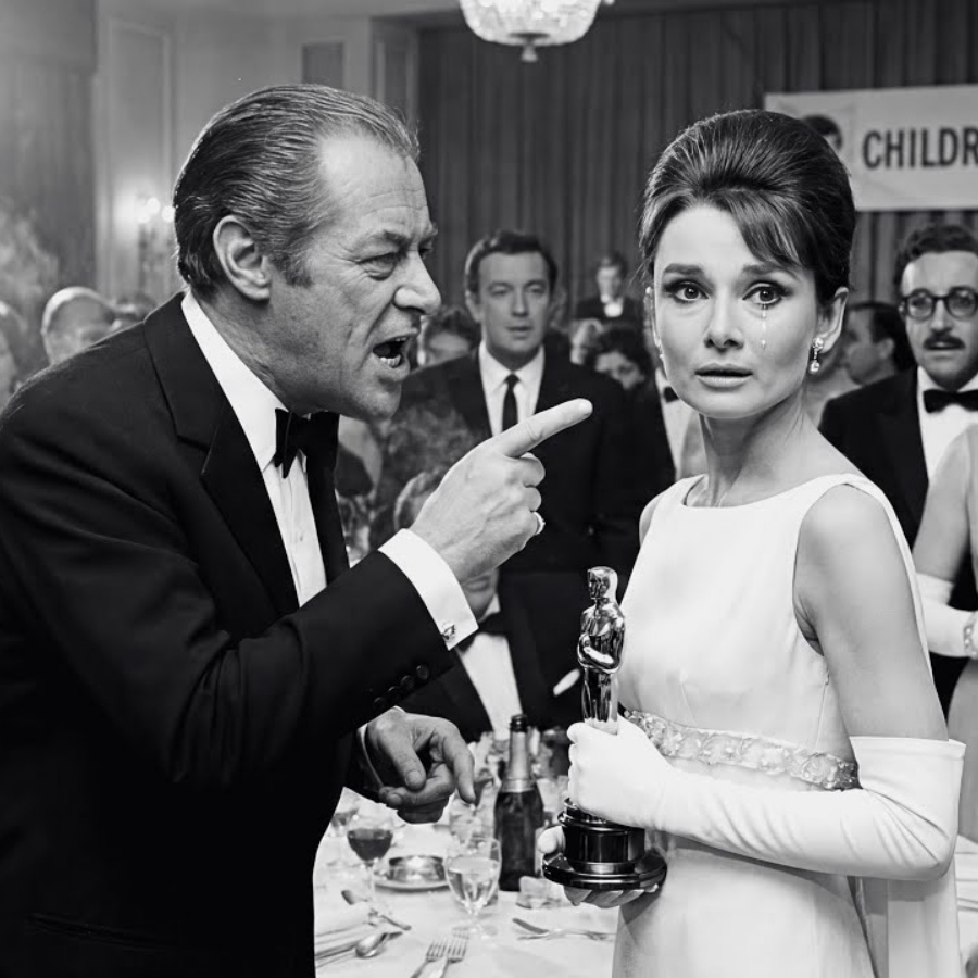 Rex Harrison Called Audrey Hepburn a “FAKE” in Front of 200 People—Her Response Put Him on His KNEES
