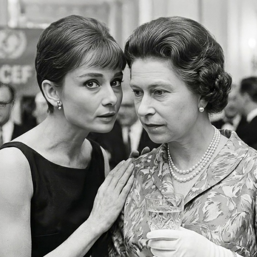 Audrey Hepburn Told Queen Elizabeth a Secret at a UNICEF Gala — Silent Response Changed 40,000 Lives