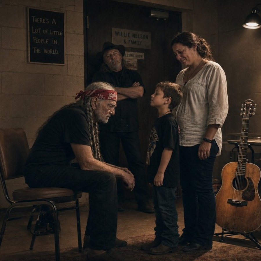 A Blind Boy Asked Willie Nelson One Thing. It Stopped an Entire Concert