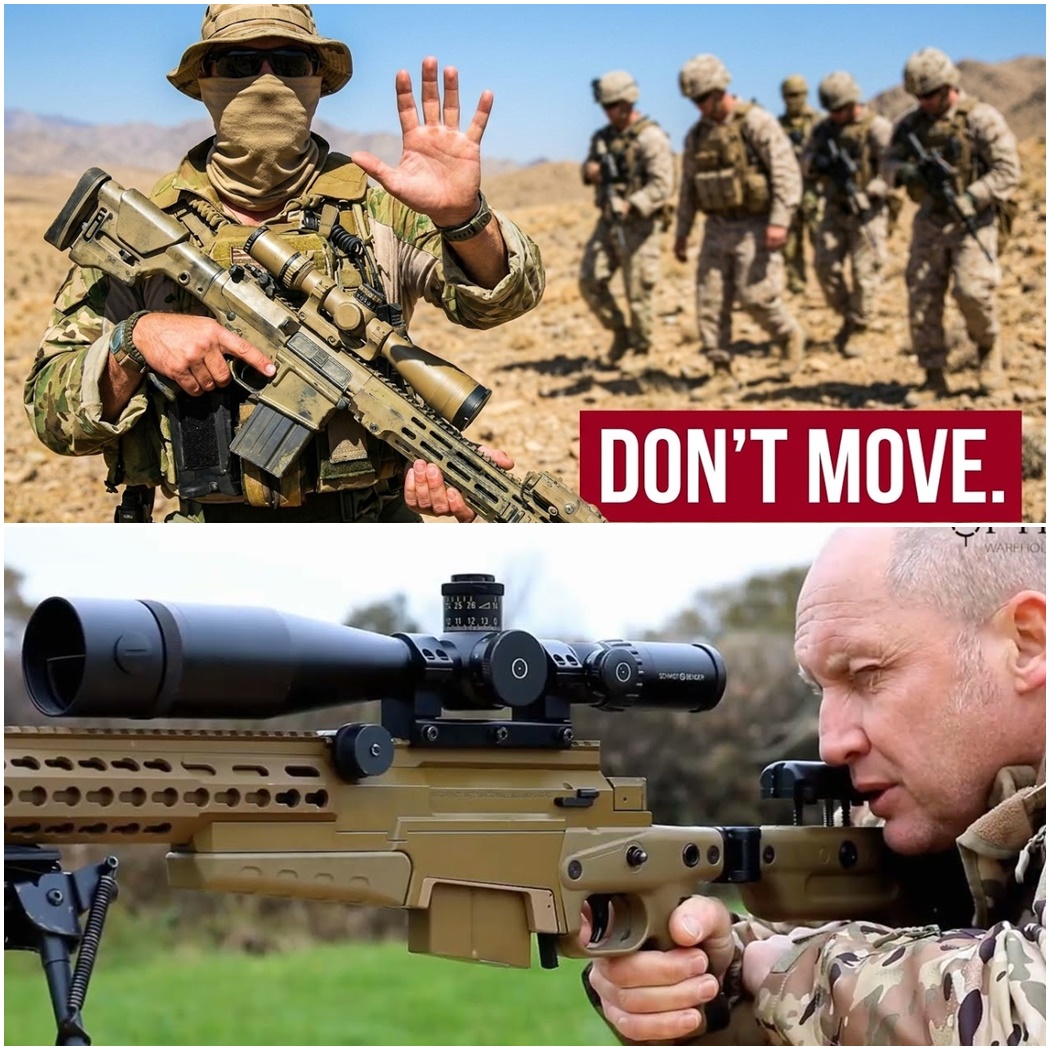 “Don’t Move. Don’t Back Up.” —The SAS Sniper Who Saved 16 US Marines Without Firing A Shot D