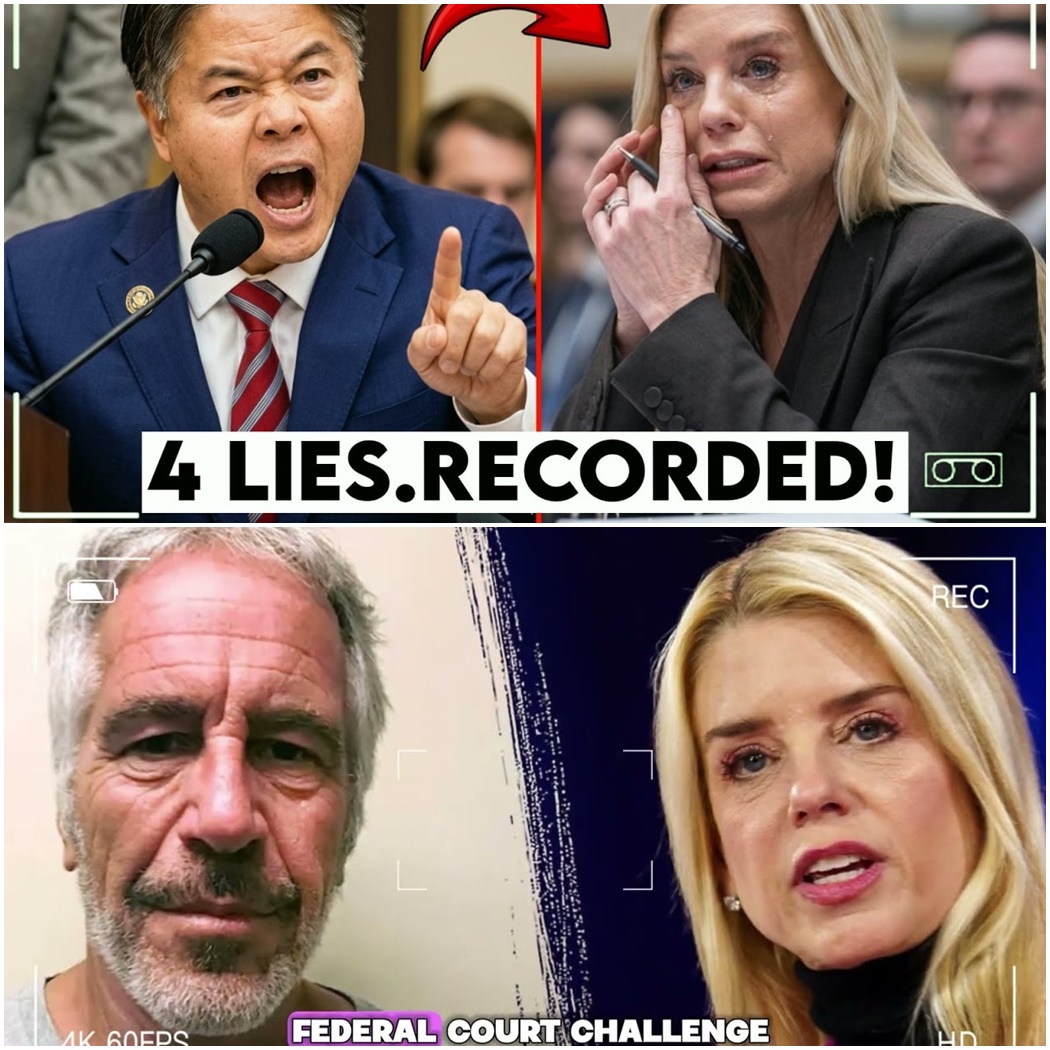 Pam Bondi FREEZES as Lieu Reads FBI Log LIVE: “2 Hours 47 Minutes… You Said You Never Saw It.” D