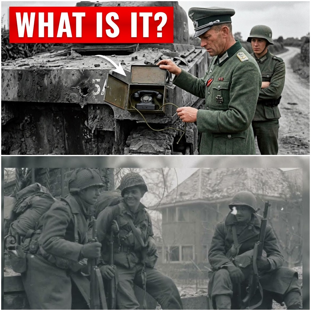 Why German Officers Couldn’t Explain The Phone Welded To US Tanks D