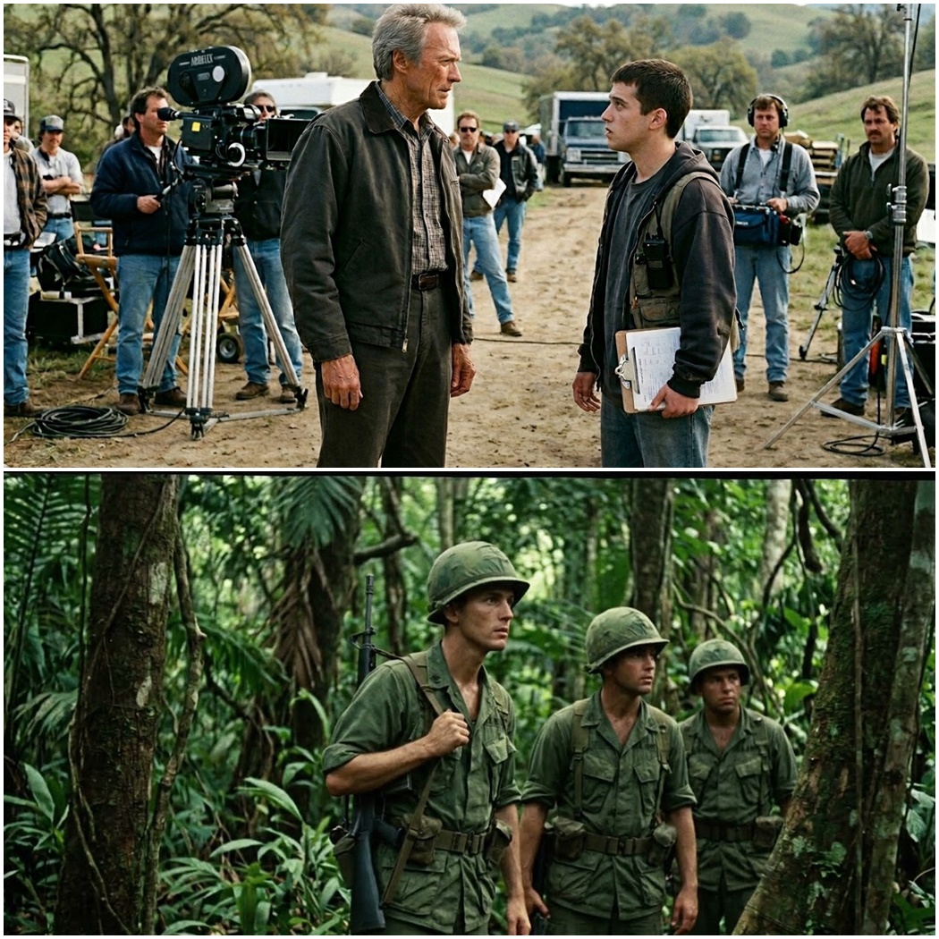 A Young Assistant Disrespected a Vietnam Vet — Clint Eastwood STOPPED the Entire Set D