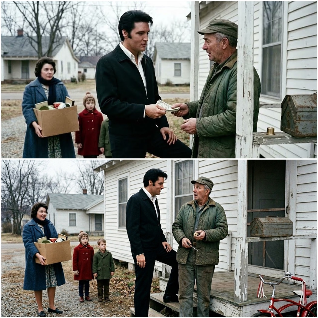 Elvis Saw A Man Change The Locks On A Widow’s Door — What He Said ENDED It D