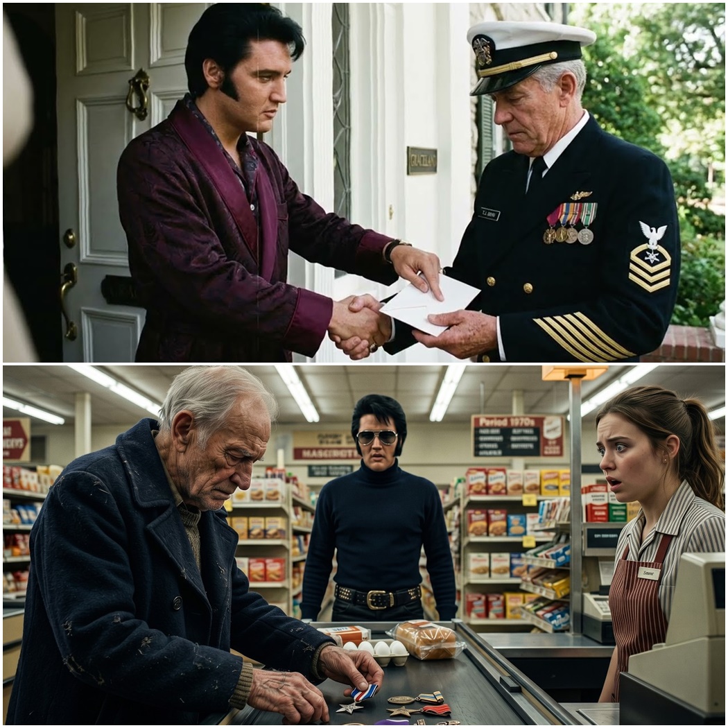 90-Year-Old Navy SEAL Was Trading His Medals for Groceries — Elvis Stepped In D