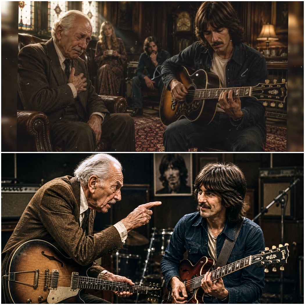 82 Year Old Guitar Legend BET George Harrison He Couldn’t Play This Riff — 5 Minutes Later He Was.. D
